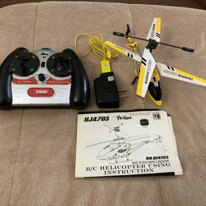 Yellow Yiboo R/C Helicopter w/Remote - UJ4703